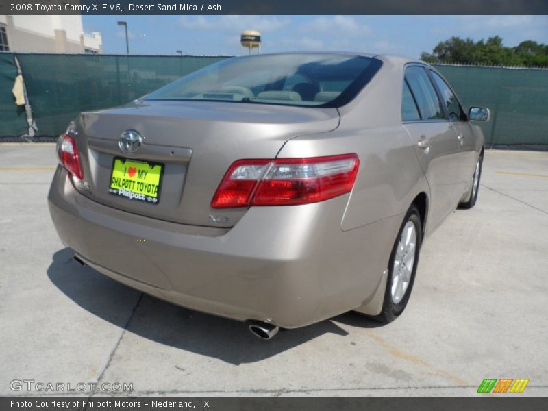 Desert Sand Mica / Ash 2008 Toyota Camry XLE V6