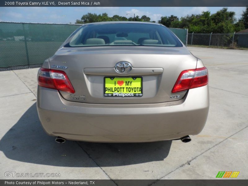 Desert Sand Mica / Ash 2008 Toyota Camry XLE V6