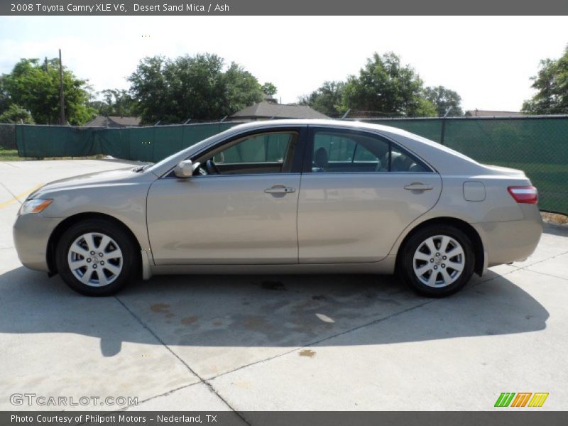 Desert Sand Mica / Ash 2008 Toyota Camry XLE V6