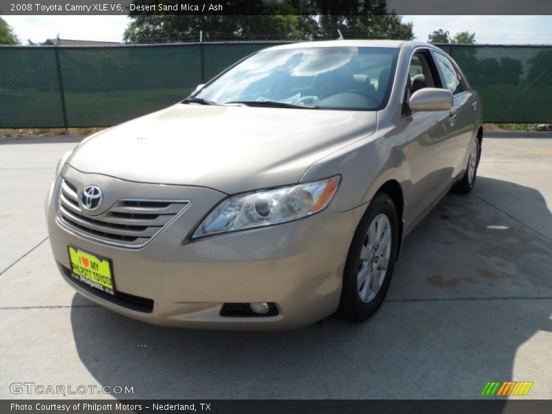 Desert Sand Mica / Ash 2008 Toyota Camry XLE V6