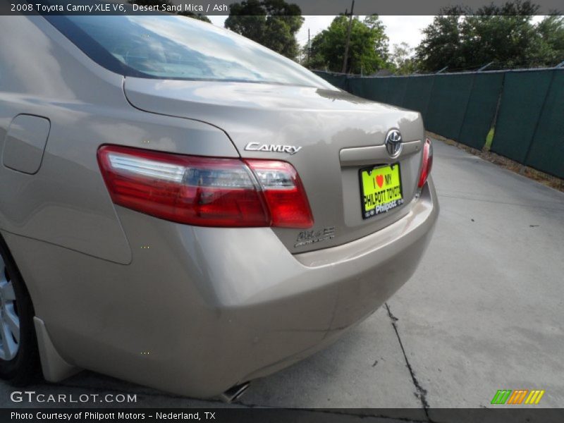 Desert Sand Mica / Ash 2008 Toyota Camry XLE V6