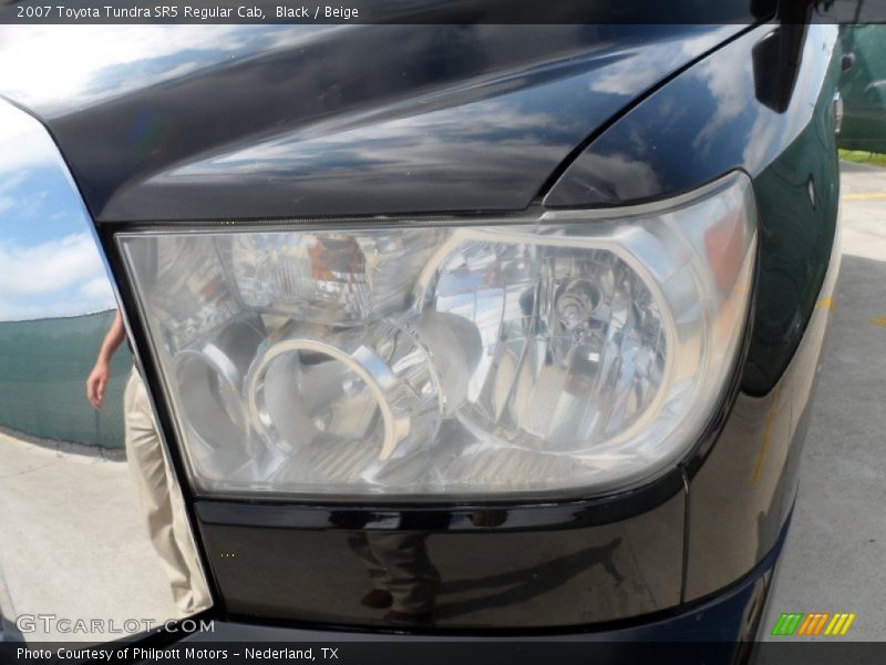 Black / Beige 2007 Toyota Tundra SR5 Regular Cab
