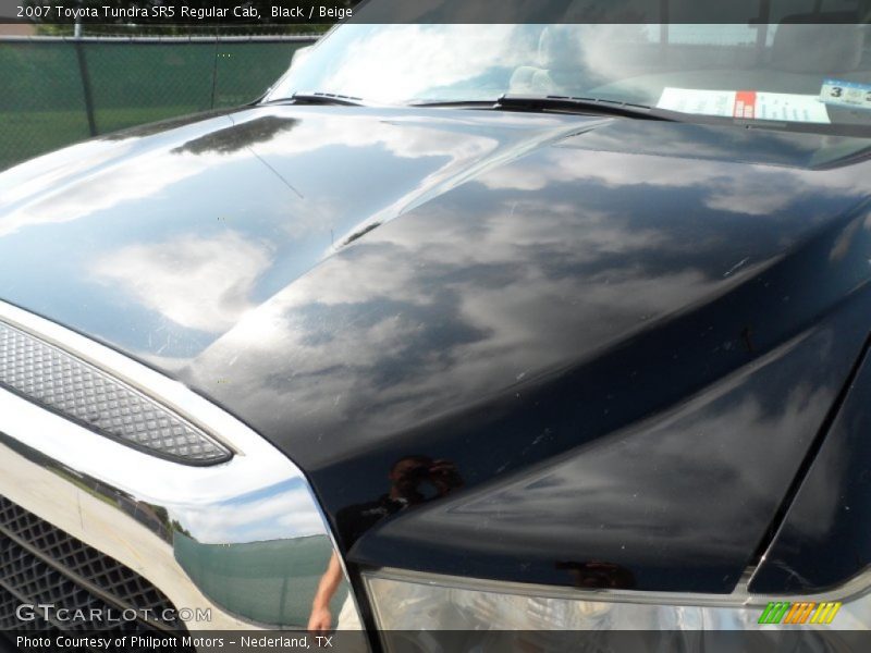 Black / Beige 2007 Toyota Tundra SR5 Regular Cab