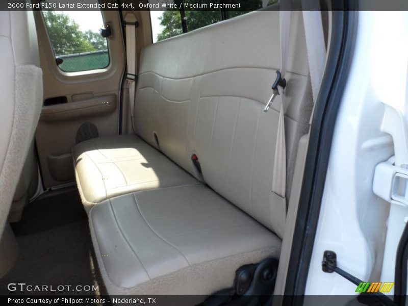 Oxford White / Medium Parchment 2000 Ford F150 Lariat Extended Cab 4x4