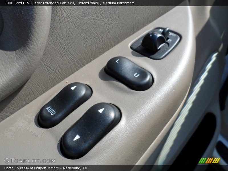 Oxford White / Medium Parchment 2000 Ford F150 Lariat Extended Cab 4x4