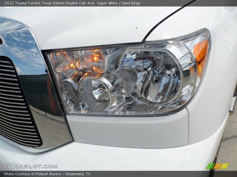 Super White / Sand Beige 2012 Toyota Tundra Texas Edition Double Cab 4x4
