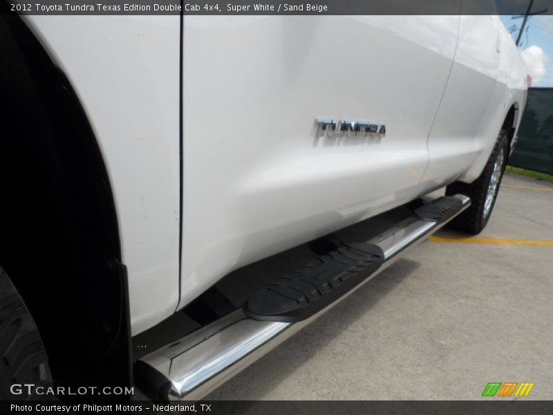 Super White / Sand Beige 2012 Toyota Tundra Texas Edition Double Cab 4x4