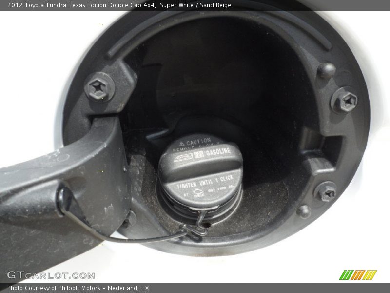 Super White / Sand Beige 2012 Toyota Tundra Texas Edition Double Cab 4x4