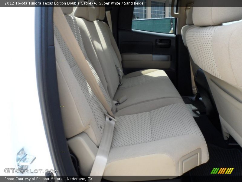 Super White / Sand Beige 2012 Toyota Tundra Texas Edition Double Cab 4x4