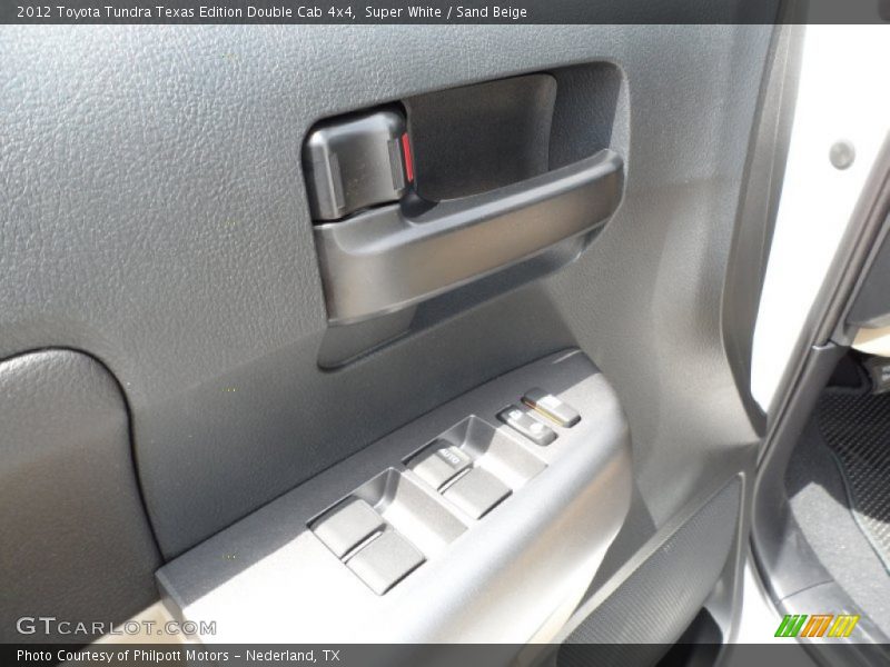 Super White / Sand Beige 2012 Toyota Tundra Texas Edition Double Cab 4x4