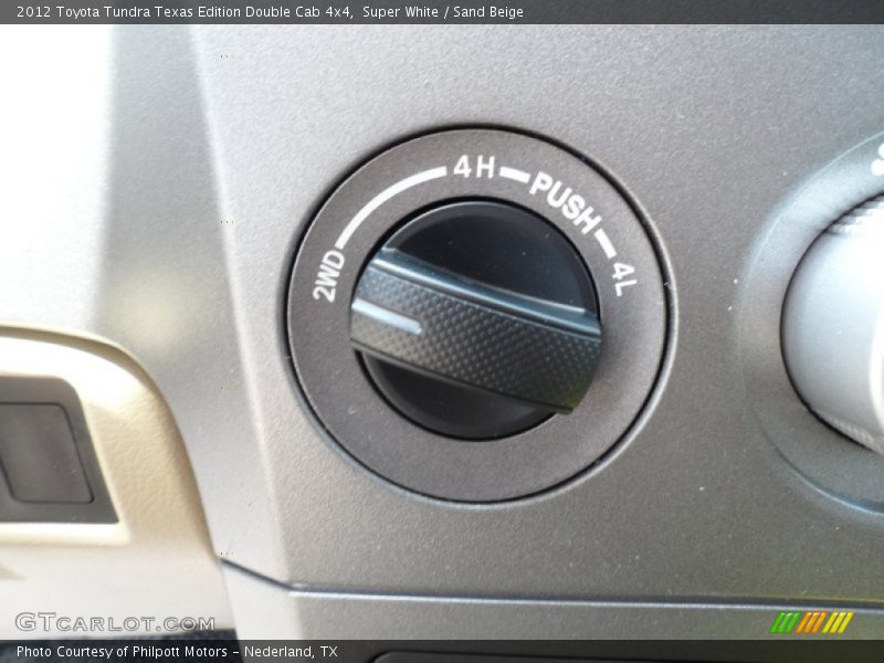 Super White / Sand Beige 2012 Toyota Tundra Texas Edition Double Cab 4x4