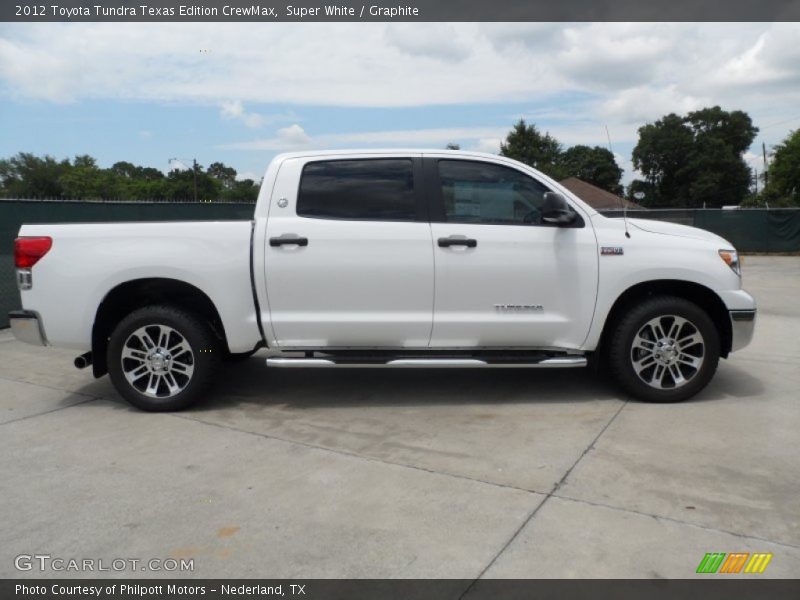 Super White / Graphite 2012 Toyota Tundra Texas Edition CrewMax