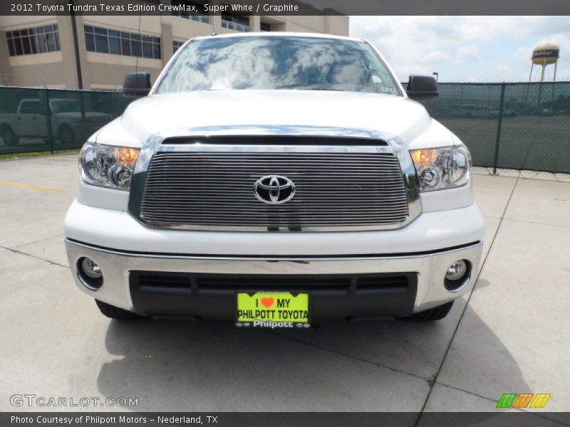 Super White / Graphite 2012 Toyota Tundra Texas Edition CrewMax