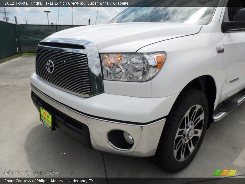 Super White / Graphite 2012 Toyota Tundra Texas Edition CrewMax