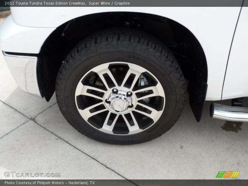 Super White / Graphite 2012 Toyota Tundra Texas Edition CrewMax