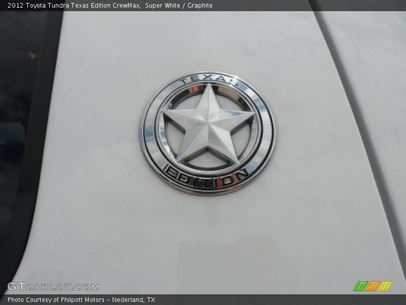 Super White / Graphite 2012 Toyota Tundra Texas Edition CrewMax