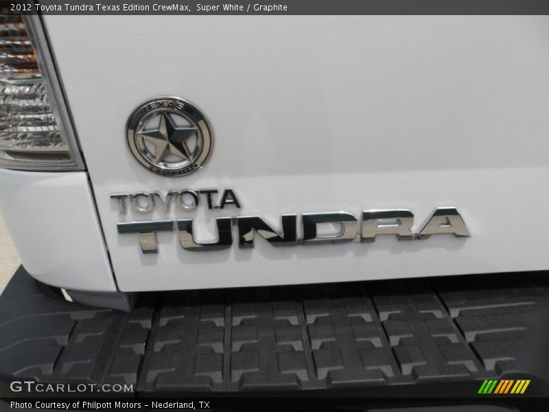 Super White / Graphite 2012 Toyota Tundra Texas Edition CrewMax
