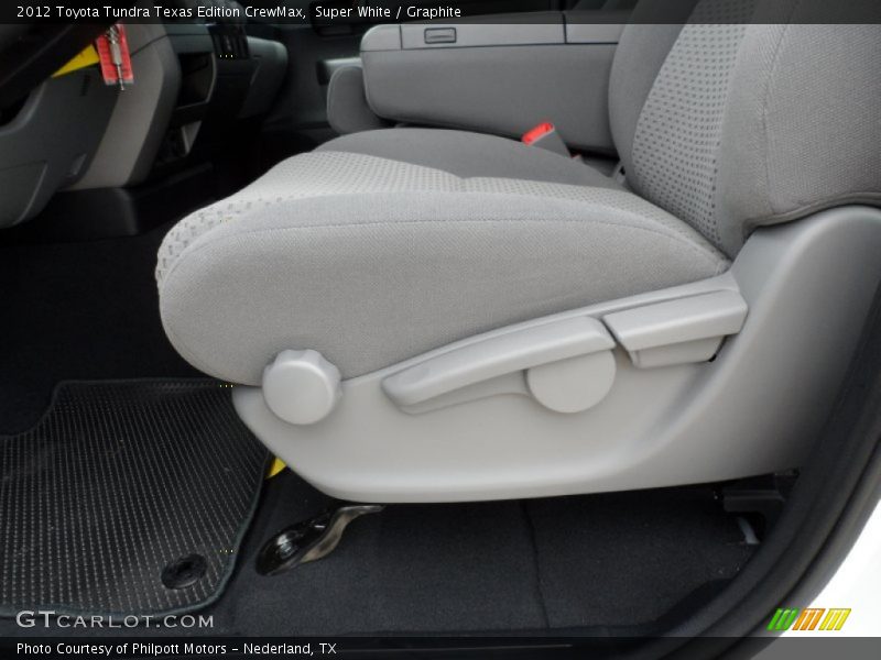 Super White / Graphite 2012 Toyota Tundra Texas Edition CrewMax