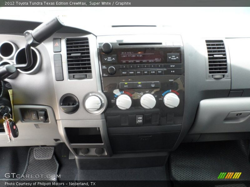 Super White / Graphite 2012 Toyota Tundra Texas Edition CrewMax