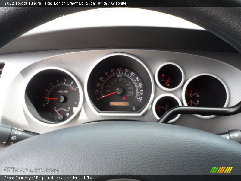 Super White / Graphite 2012 Toyota Tundra Texas Edition CrewMax