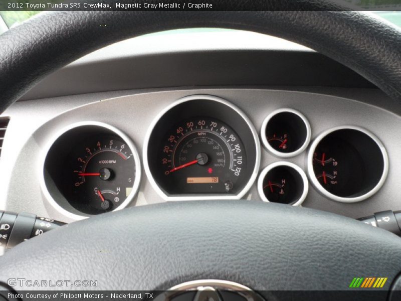 Magnetic Gray Metallic / Graphite 2012 Toyota Tundra SR5 CrewMax