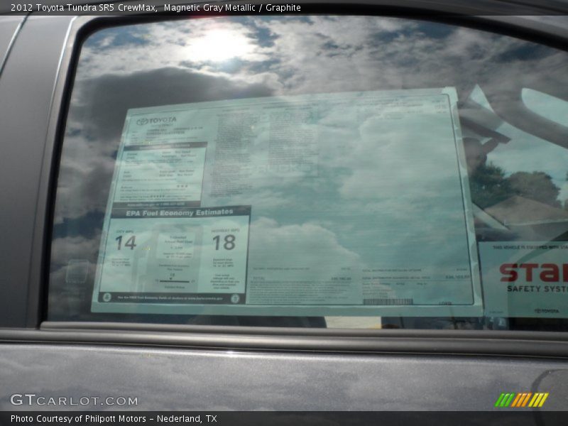 Magnetic Gray Metallic / Graphite 2012 Toyota Tundra SR5 CrewMax