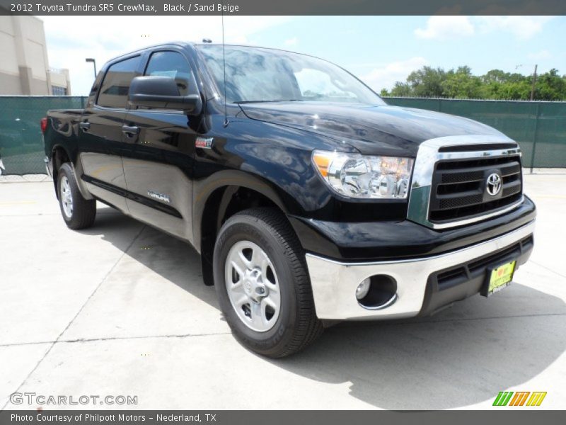 Black / Sand Beige 2012 Toyota Tundra SR5 CrewMax