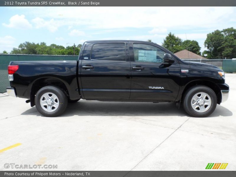 Black / Sand Beige 2012 Toyota Tundra SR5 CrewMax