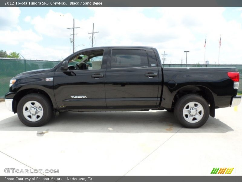 Black / Sand Beige 2012 Toyota Tundra SR5 CrewMax