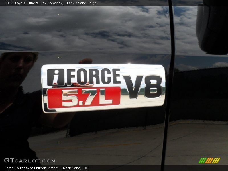 Black / Sand Beige 2012 Toyota Tundra SR5 CrewMax
