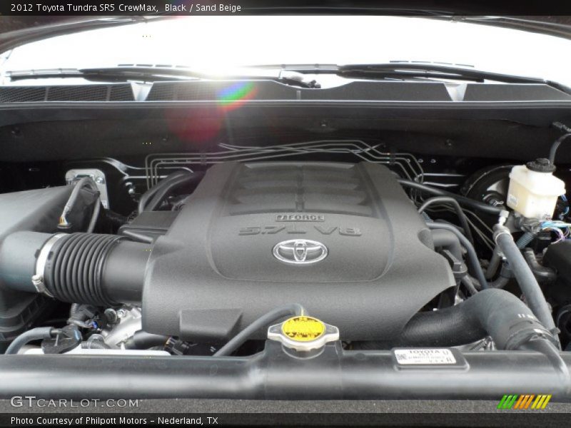 Black / Sand Beige 2012 Toyota Tundra SR5 CrewMax