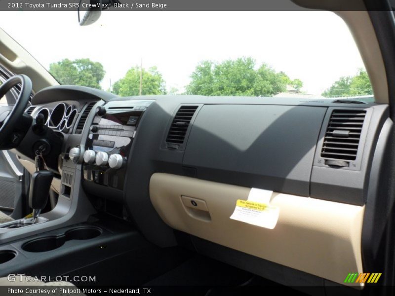 Black / Sand Beige 2012 Toyota Tundra SR5 CrewMax