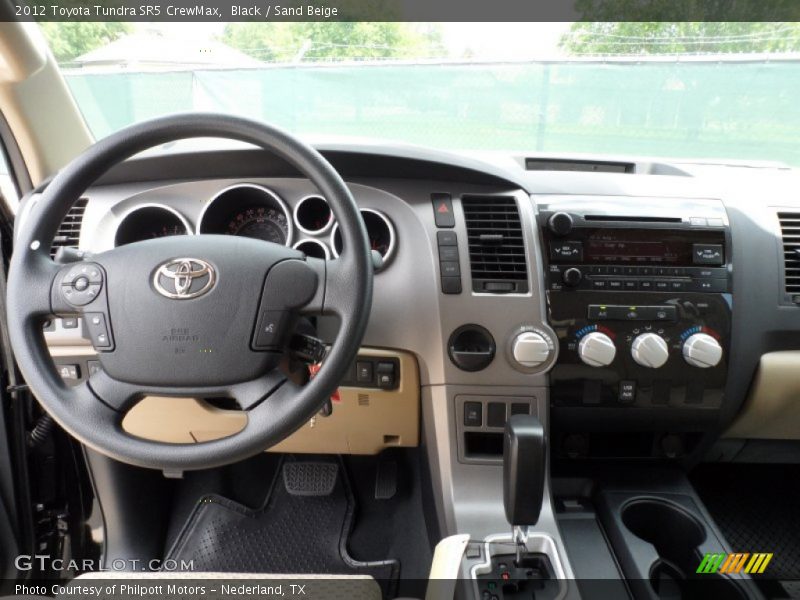 Black / Sand Beige 2012 Toyota Tundra SR5 CrewMax