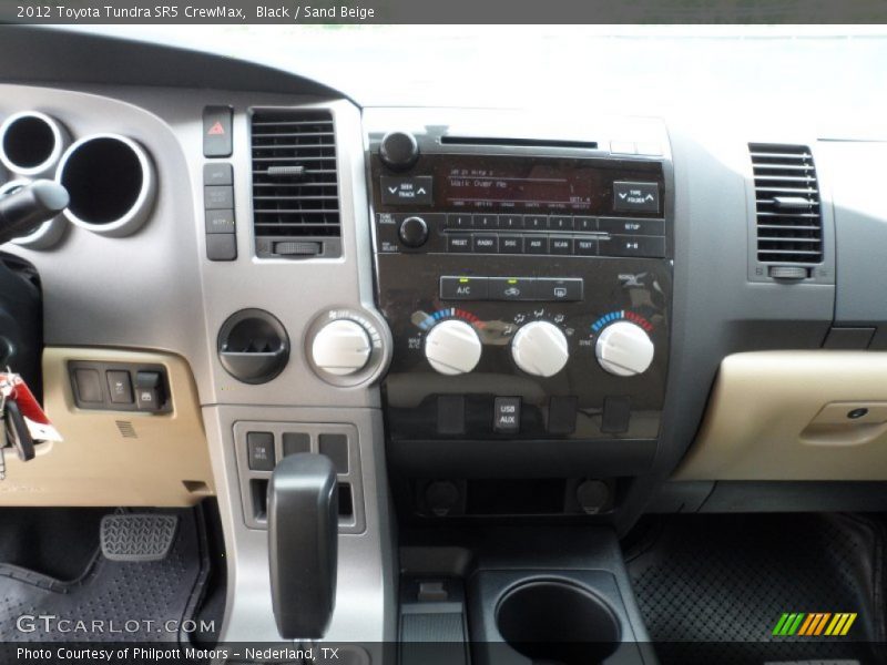 Black / Sand Beige 2012 Toyota Tundra SR5 CrewMax
