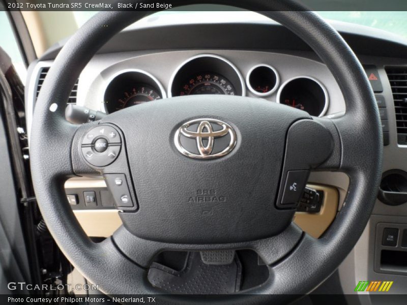 Black / Sand Beige 2012 Toyota Tundra SR5 CrewMax