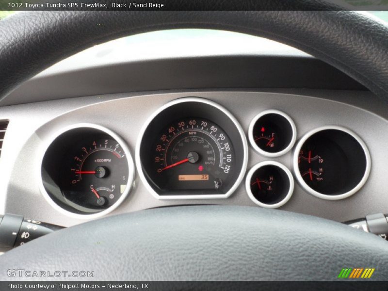 Black / Sand Beige 2012 Toyota Tundra SR5 CrewMax