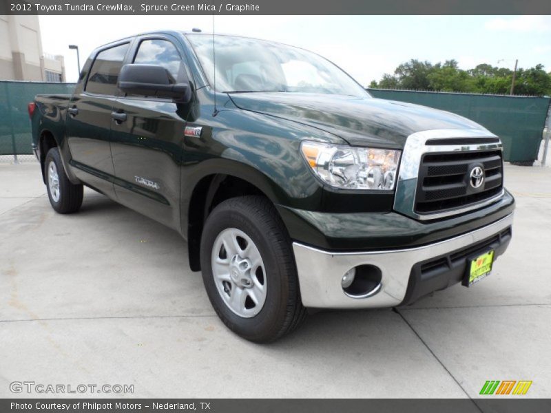 Spruce Green Mica / Graphite 2012 Toyota Tundra CrewMax