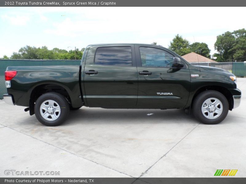 Spruce Green Mica / Graphite 2012 Toyota Tundra CrewMax