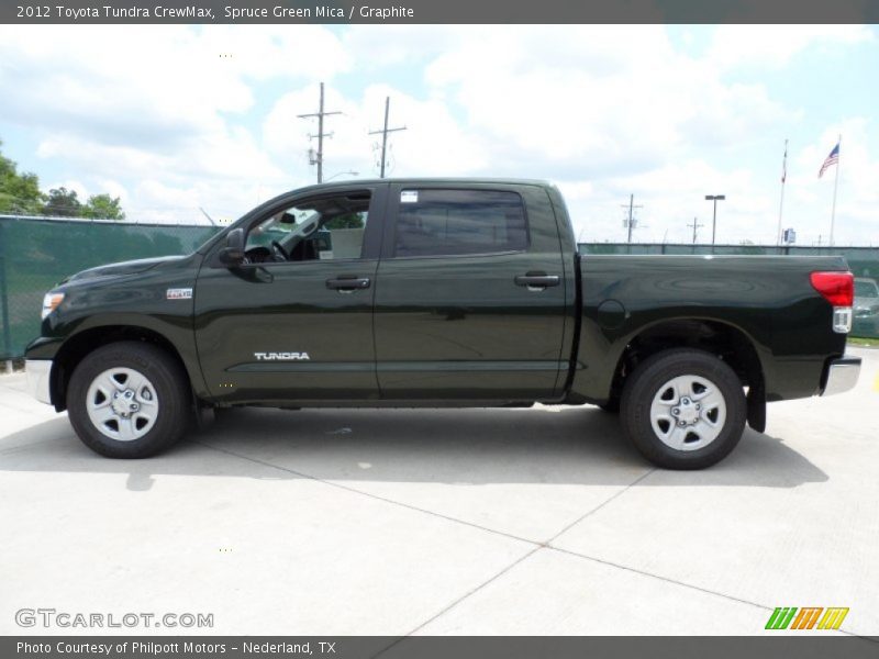 Spruce Green Mica / Graphite 2012 Toyota Tundra CrewMax