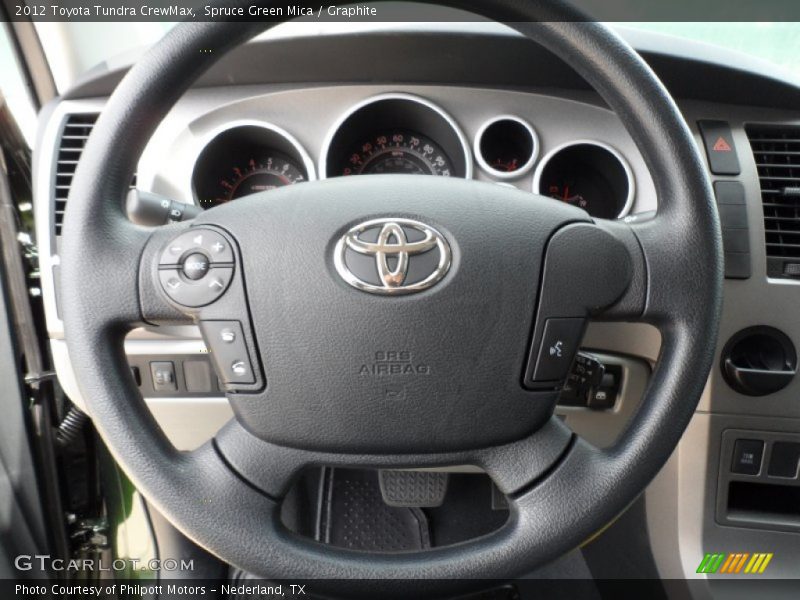 Spruce Green Mica / Graphite 2012 Toyota Tundra CrewMax