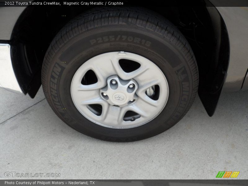 Magnetic Gray Metallic / Graphite 2012 Toyota Tundra CrewMax