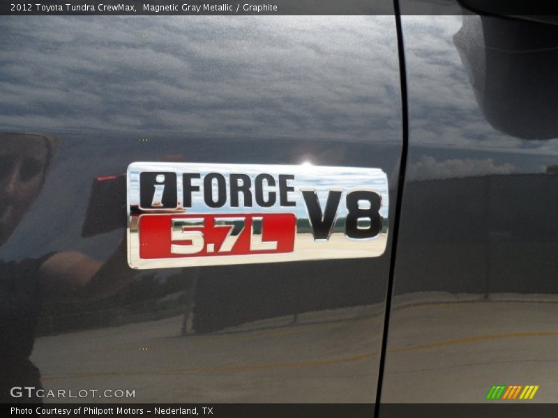 Magnetic Gray Metallic / Graphite 2012 Toyota Tundra CrewMax
