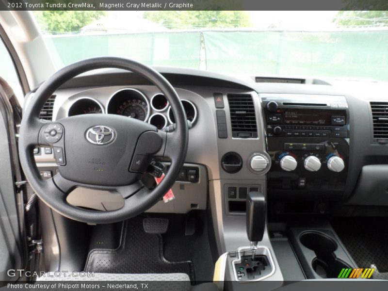 Magnetic Gray Metallic / Graphite 2012 Toyota Tundra CrewMax