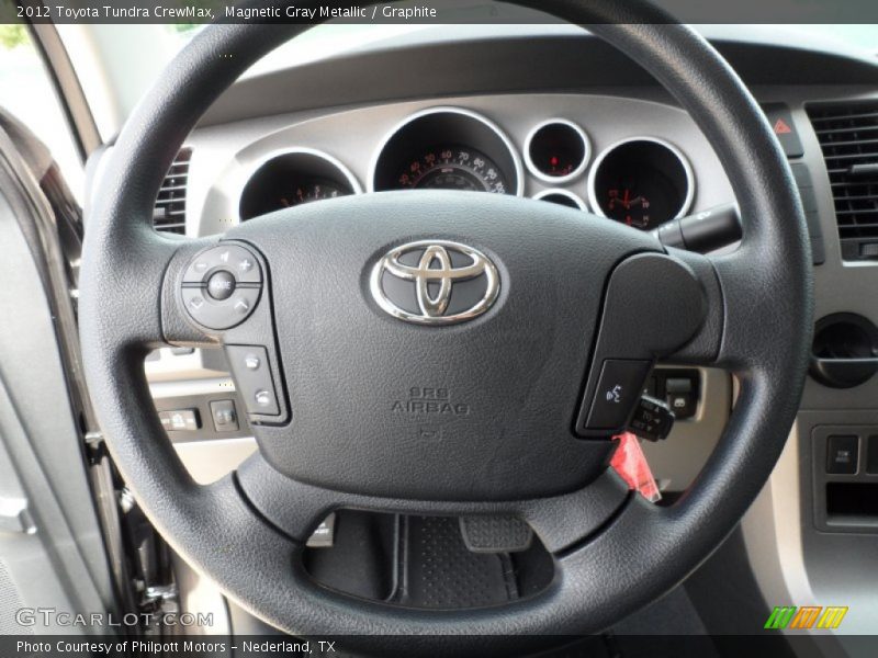 Magnetic Gray Metallic / Graphite 2012 Toyota Tundra CrewMax