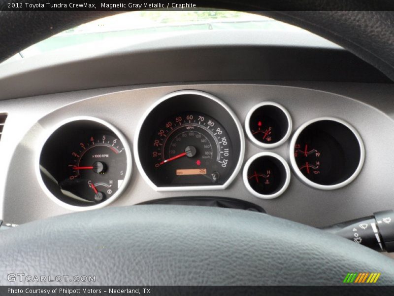 Magnetic Gray Metallic / Graphite 2012 Toyota Tundra CrewMax