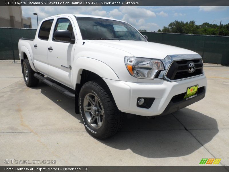 Front 3/4 View of 2012 Tacoma V6 Texas Edition Double Cab 4x4