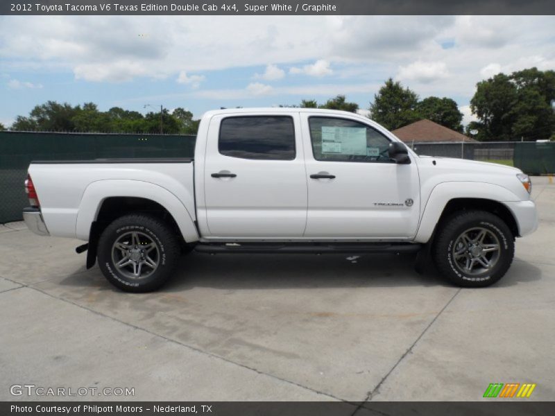  2012 Tacoma V6 Texas Edition Double Cab 4x4 Super White