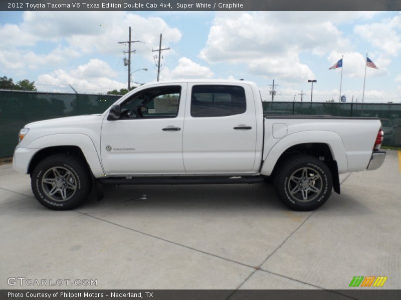  2012 Tacoma V6 Texas Edition Double Cab 4x4 Super White