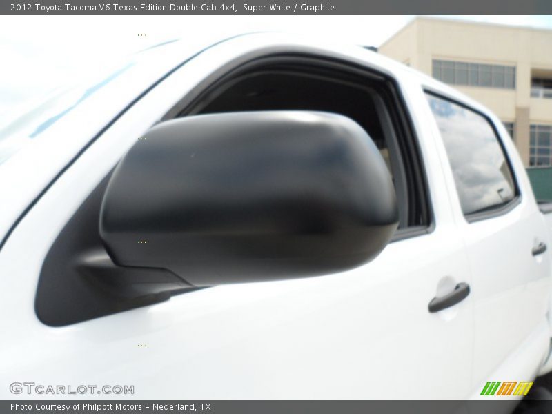 Super White / Graphite 2012 Toyota Tacoma V6 Texas Edition Double Cab 4x4