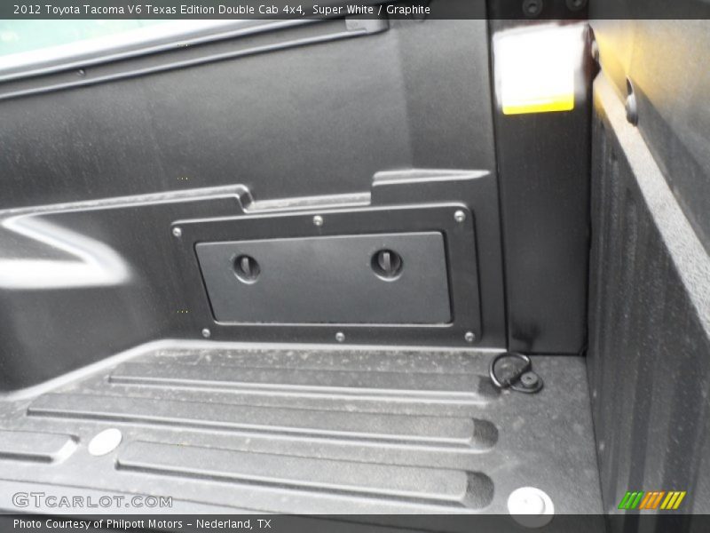 Super White / Graphite 2012 Toyota Tacoma V6 Texas Edition Double Cab 4x4